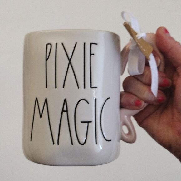 Magenta Rae Dunn x Disney Pink Tinkerbell Pixie Magic Mug NWT - Picture 9 of 17